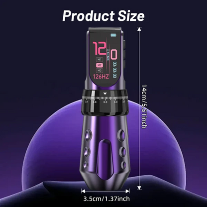 A7 Flex Adjustable Stroke Wireless Tattoo Pen