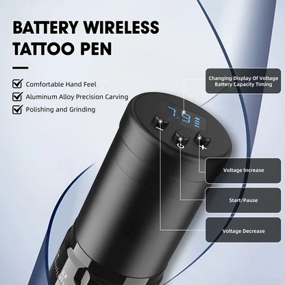 T1 Pro Adjustable Stroke Wireless Tattoo Pen Kit